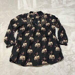 Poulet Rose New York Girls elephant Dress